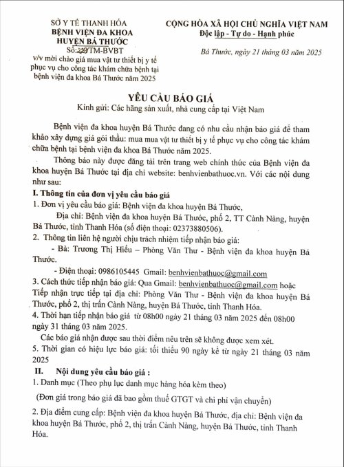 Thu ch&agrave;o gi&aacute; vật tư thiết bị y tế -h&igrave;nh ảnh-0.jpg